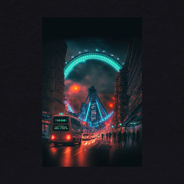 London Eye Cyberpunk by Art8085
